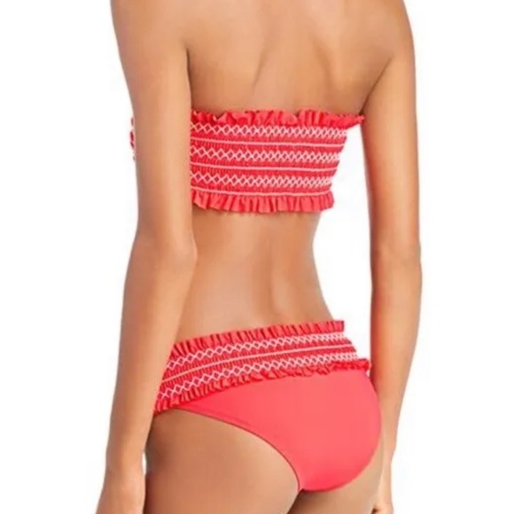 Tory Burch Ruffle Bikini RED - Picture 2 of 5